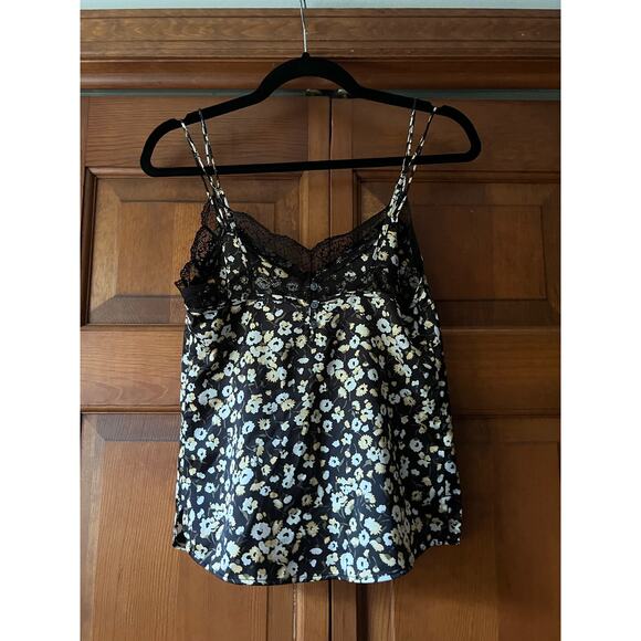 Abercrombie & Fitch Women's Double Strap Floral Camisole Top Multicolor Size 2XS - Picture 3 of 9